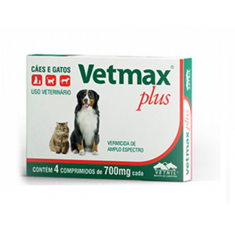 Vetmax Vermifugo - 4 comp