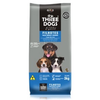 Three Dogs Filhotes - 1kg Three Dogs Filhotes - 1kg