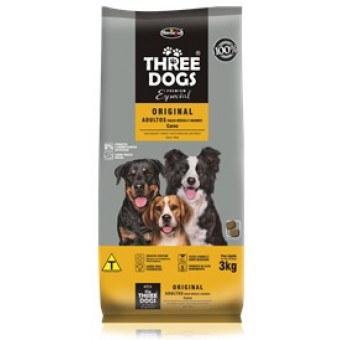 Three Dogs Adultos Original - 15kg Three Dogs Adultos Original - 15kg